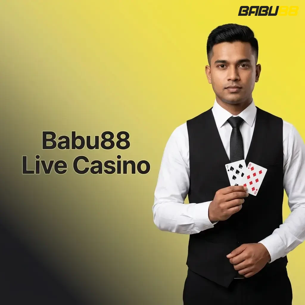 Babu88 live casino with human dealers streaming HD baccarat, blackjack, roulette, Andar Bahar and Teen Patti tables